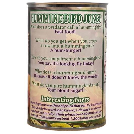 Canned Hummingbird | Plush in Can w/Jokes
