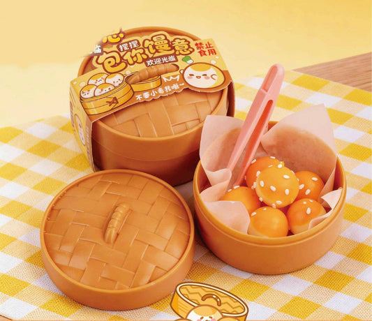 Mini Dumpling Squishy Squeeze Toy Fidget Toy