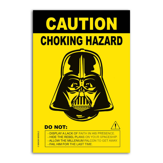 Caution Choking Hazard Magnet
