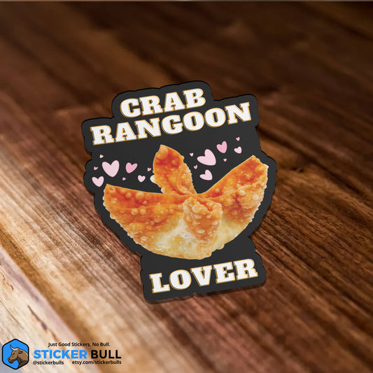 Crab Rangoon Lover Sticker