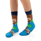 Good Luck Sock - Women's Bob Ross, Happy Little Tree Socks [CLEARANCE]
