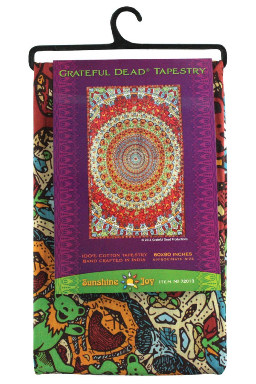 Sunshine Joy - 3D Grateful Dead Tapestry Bear Vibration Tapestries Licensed