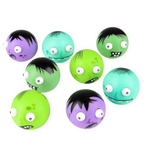 Zombie Pop-Out Eyes Squeeze Balls – Kids Toy