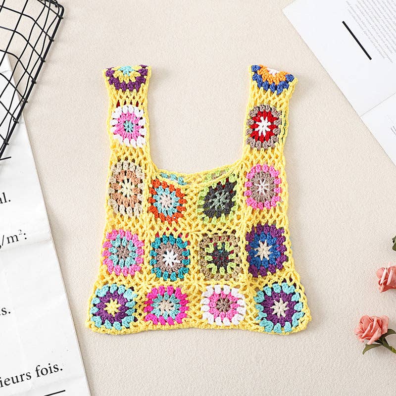 Funkyrel® Atzbranding Limited - Cosbai - Bohemian Vintage Crochet Bag