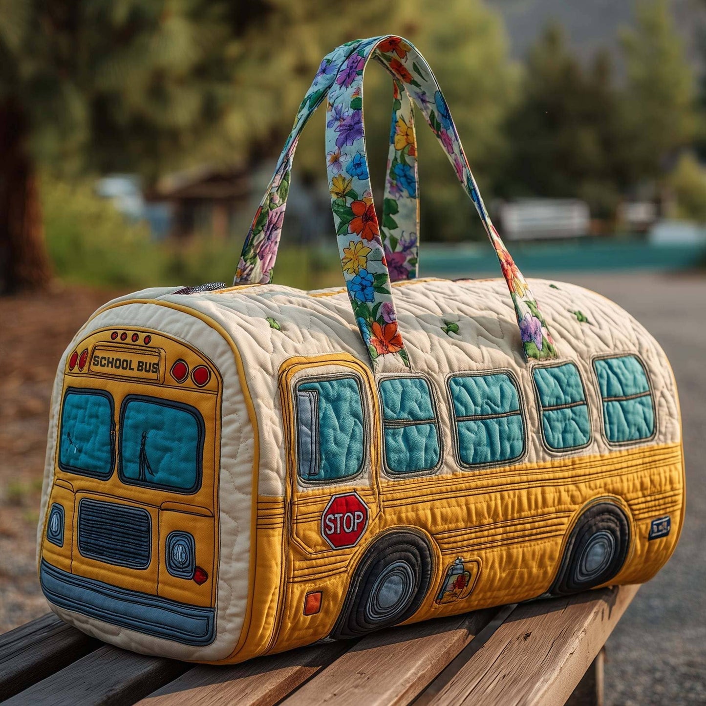 Ekartini - Short Handle Quilted Travel Bag Multipurpose Sports Gym Bag