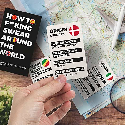How To Swear Around the World Card set