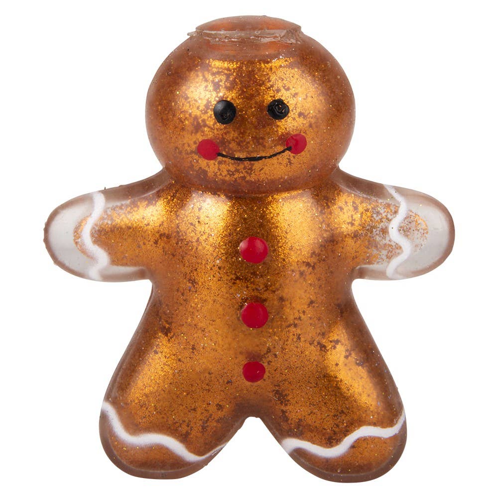 Mini  2.25" SQUISH STICKY  GINGERBREAD MAN  1PC