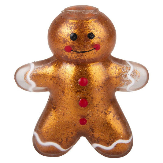 Mini  2.25" SQUISH STICKY  GINGERBREAD MAN  1PC