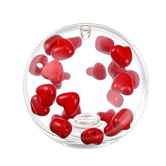 Heart-Filled Squishy Ball 1PC