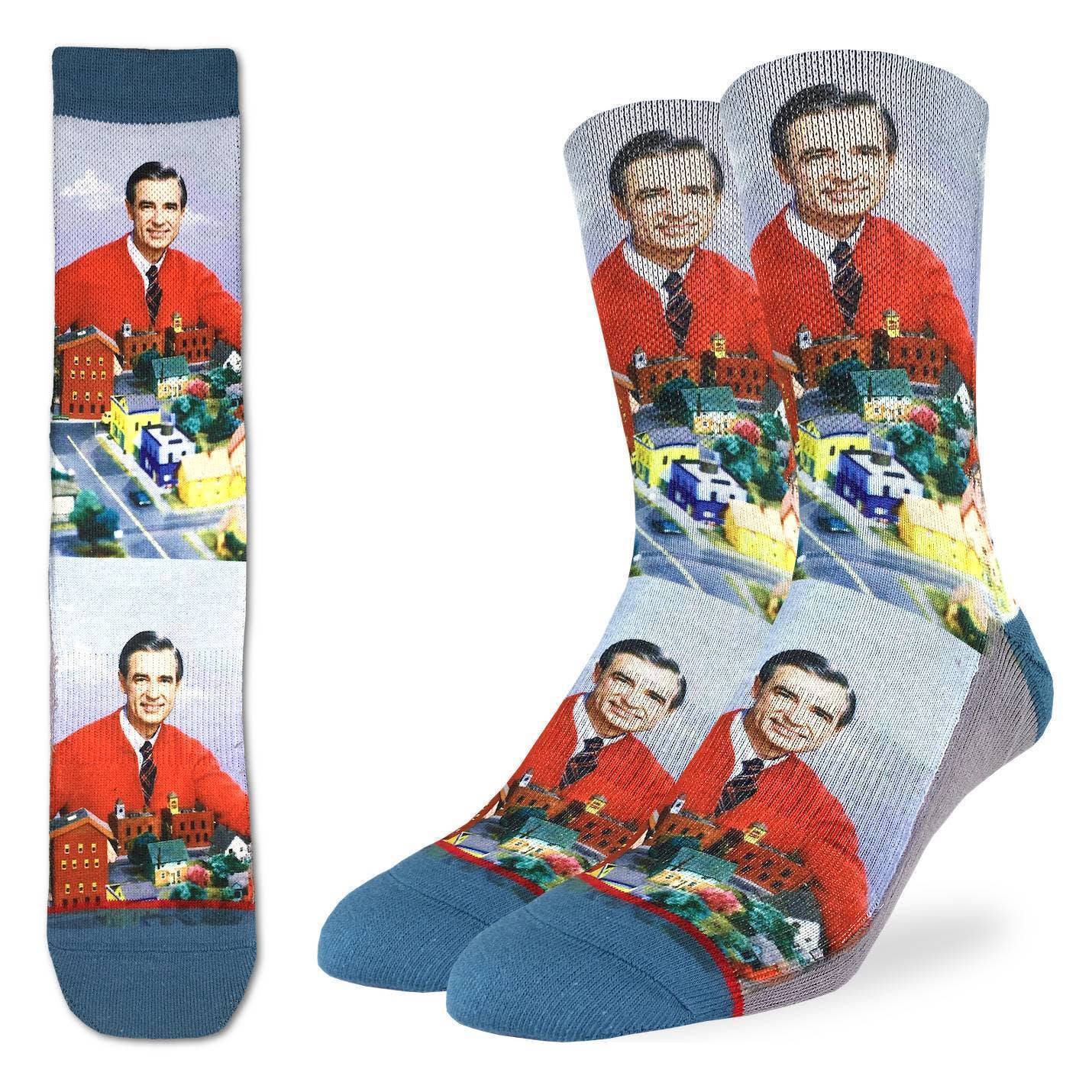 Good Luck Sock - Men's Mister Rogers Make Believe Kingdom Socks [CLEARANCE]