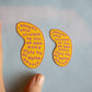 Awkward Space Vinyl Sticker