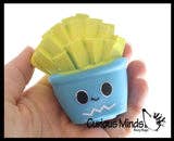 Fast Food Squishy Squeeze Stress Ball Soft Doh Filling 1PC