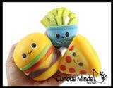 Fast Food Squishy Squeeze Stress Ball Soft Doh Filling 1PC