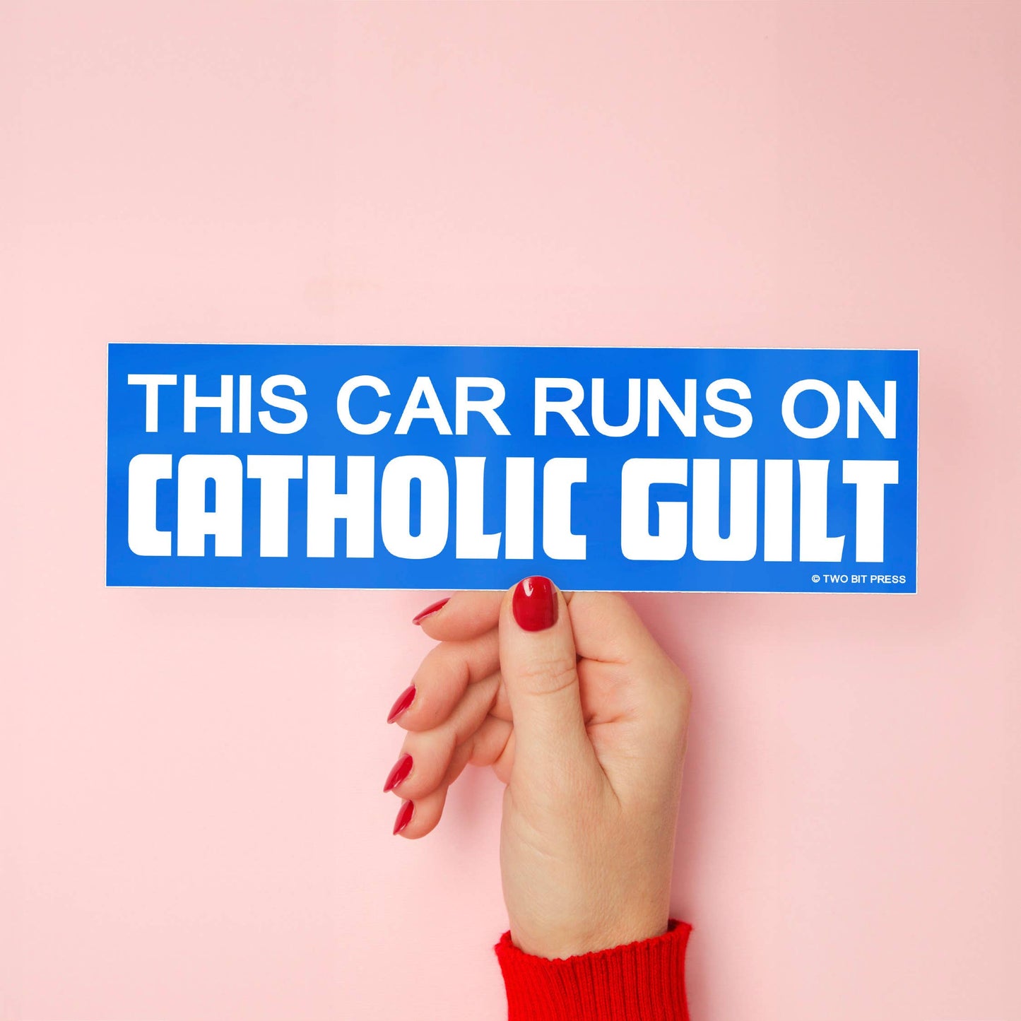 CATHOLIC GUILT Bumper Sticker
