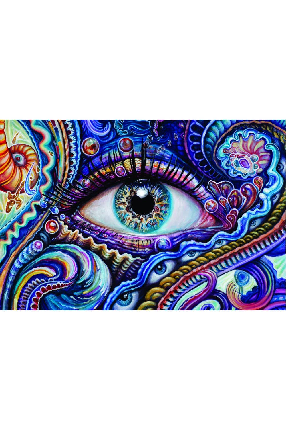Sunshine Joy - Heady Art Print Tapestry Blue Eye