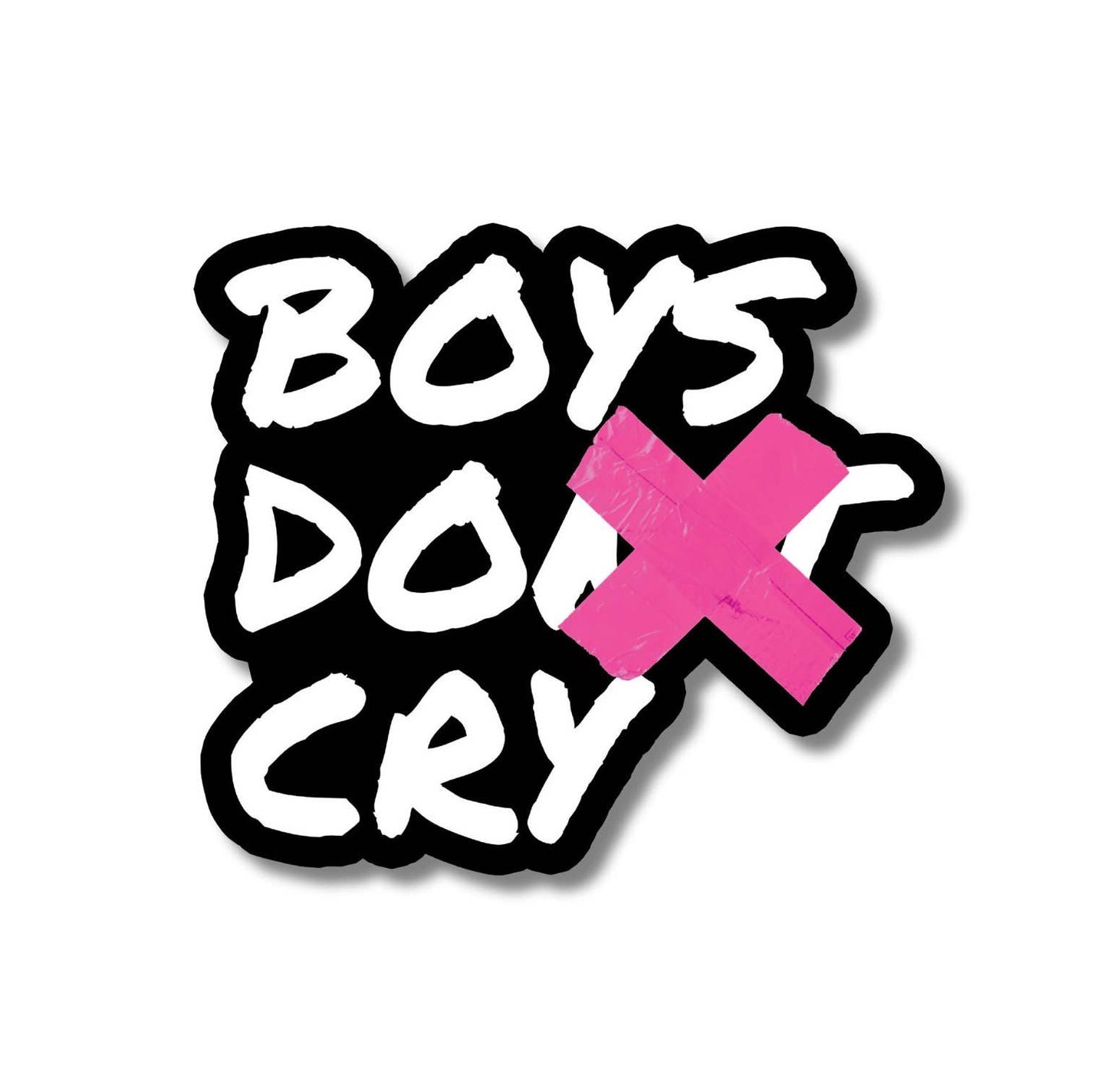 Boys Do Cry Sticker