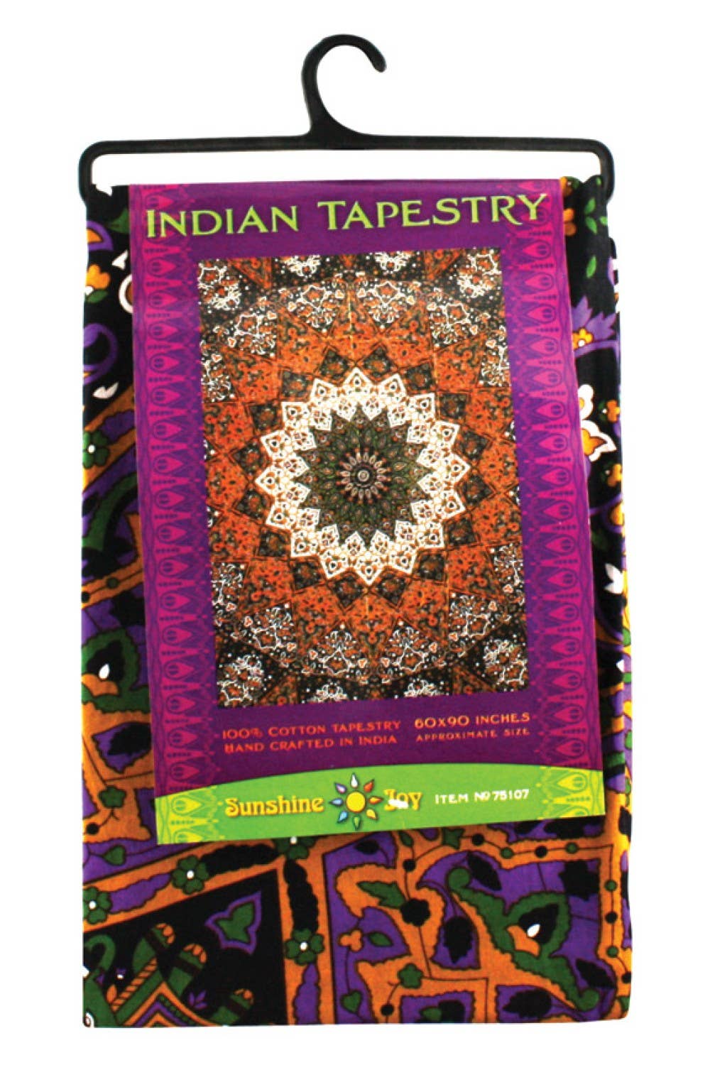 Sunshine Joy - 3D Tapestry India Star Hanger Packaged Tapestries Wholesale