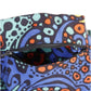 Wrap Skirt With Zip Pocket Blue Burst NWT