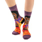 Good Luck Sock - Women's James Brown, Super Bad Socks [CLEARANCE]