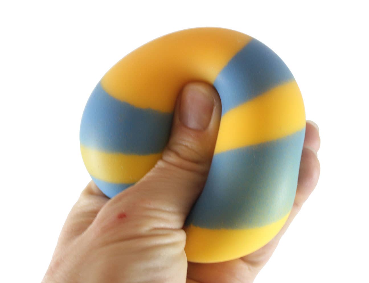 Striped Soft Doh Filled 2.5" Stress Ball - 1PC