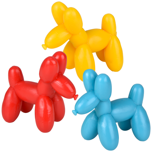 3.5" STRETCHY AND SAND BALLOON DOG  1PC