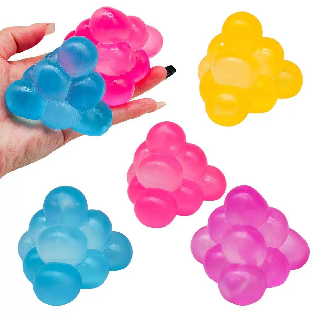 Sugar Squeeze Squishy – Bubble Pyramid Stress Ball