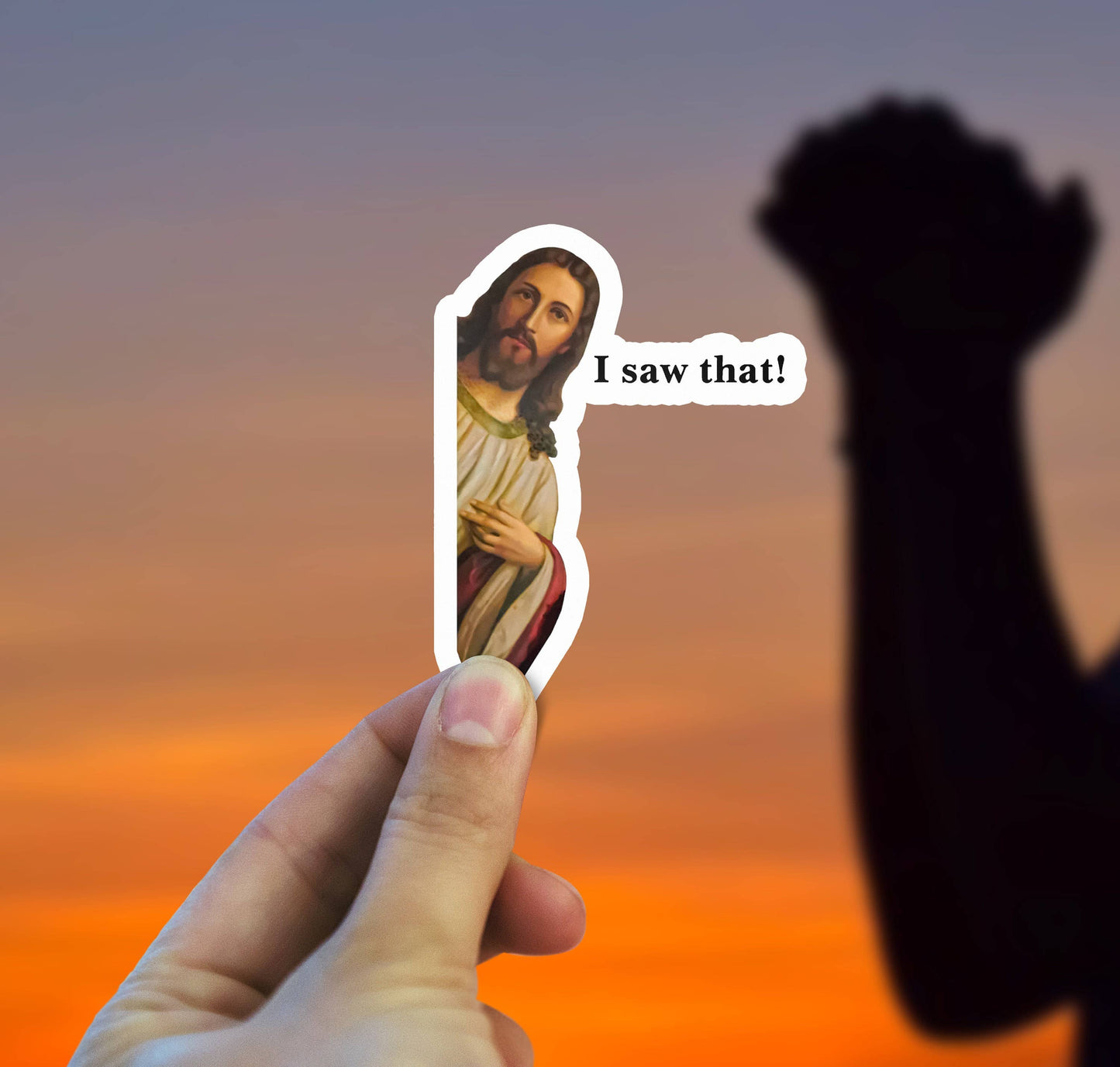 I Saw That Sticker,  Jesus Sticker
