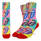 Good Luck Sock - Men's The Rolling Stones, Hot Lips Pop Art Socks