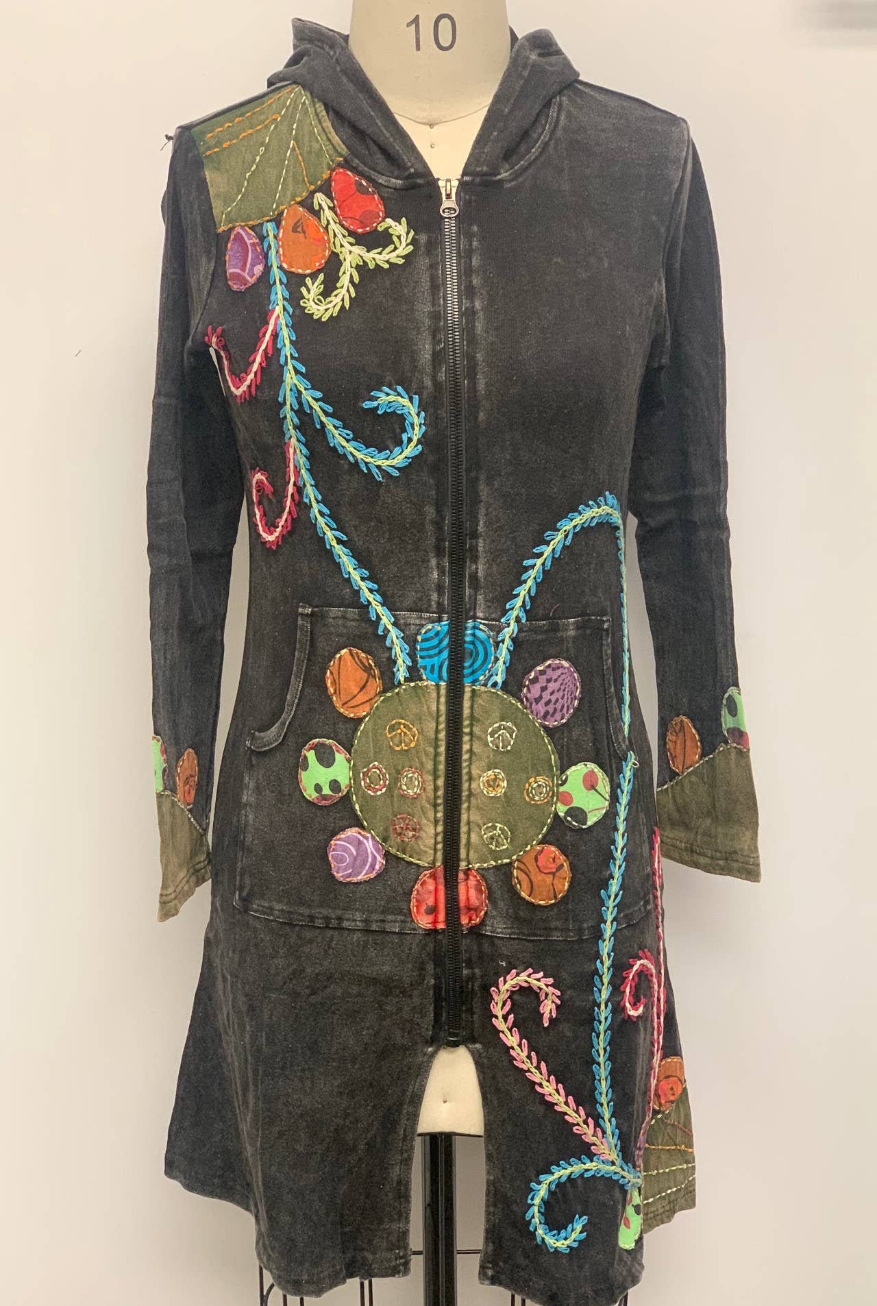 Rising International Inc - Tie Dye Embroidered Jacket LCD621