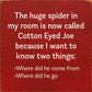 SAWDUST CITY - The Huge Spider In My Room Is Now Called Cotton Eyed Joe