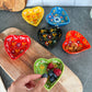 Umays Boho - Heart Shaped Trinket Dish, Pinch Bowls, Cute Kitchen Decor