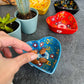 Umays Boho - Heart Shaped Trinket Dish, Pinch Bowls, Cute Kitchen Decor