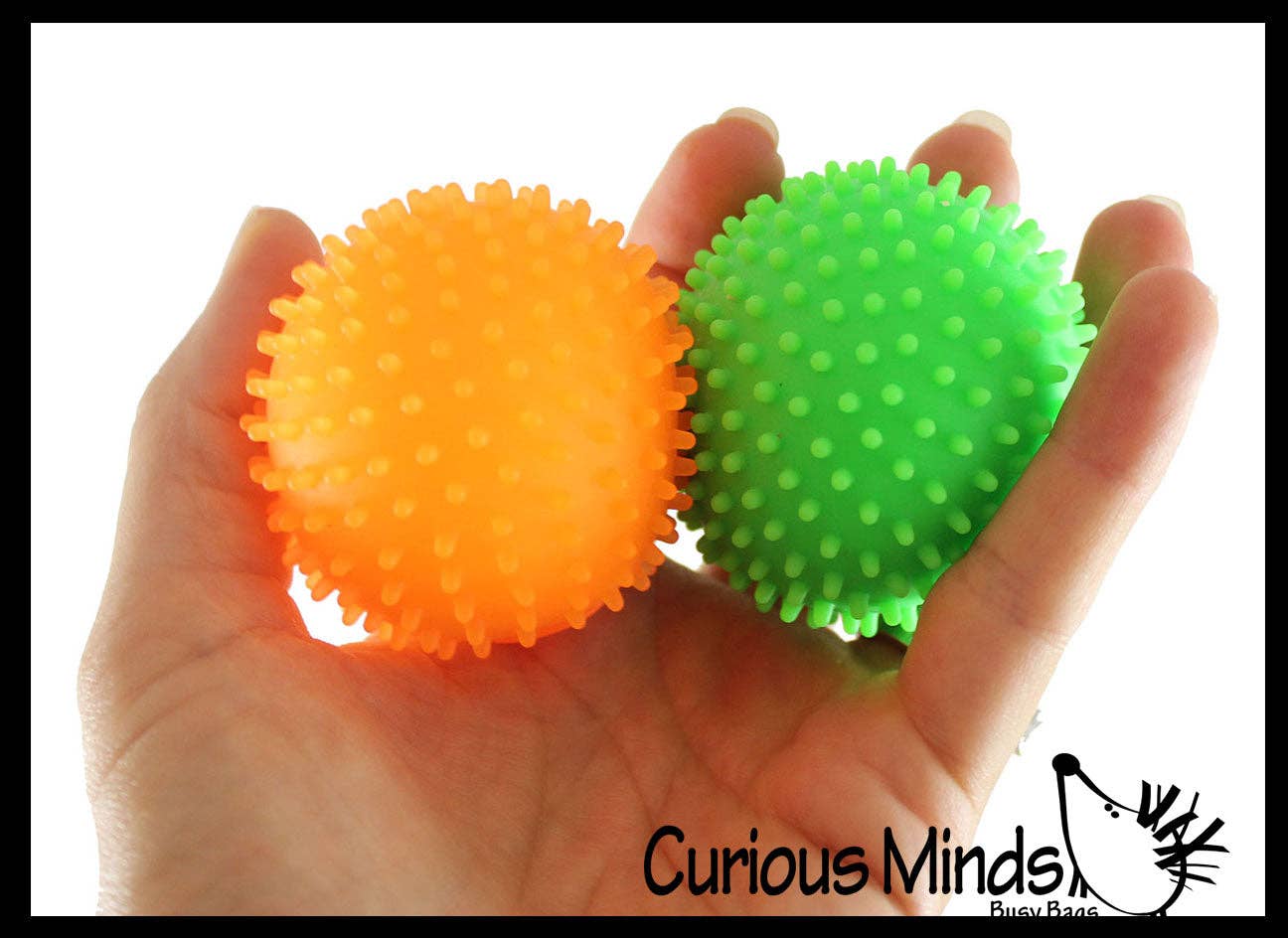 Spiky Bumpy Soft Doh Filled 1.7" Stress Ball Squishy 1PC