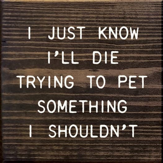 SAWDUST CITY - I Just Know I'll Die Trying To Pet Something I Shouldn't