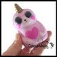 Small Mystical Animal with Horn and Wings Slow Rise Squishy -1Pc