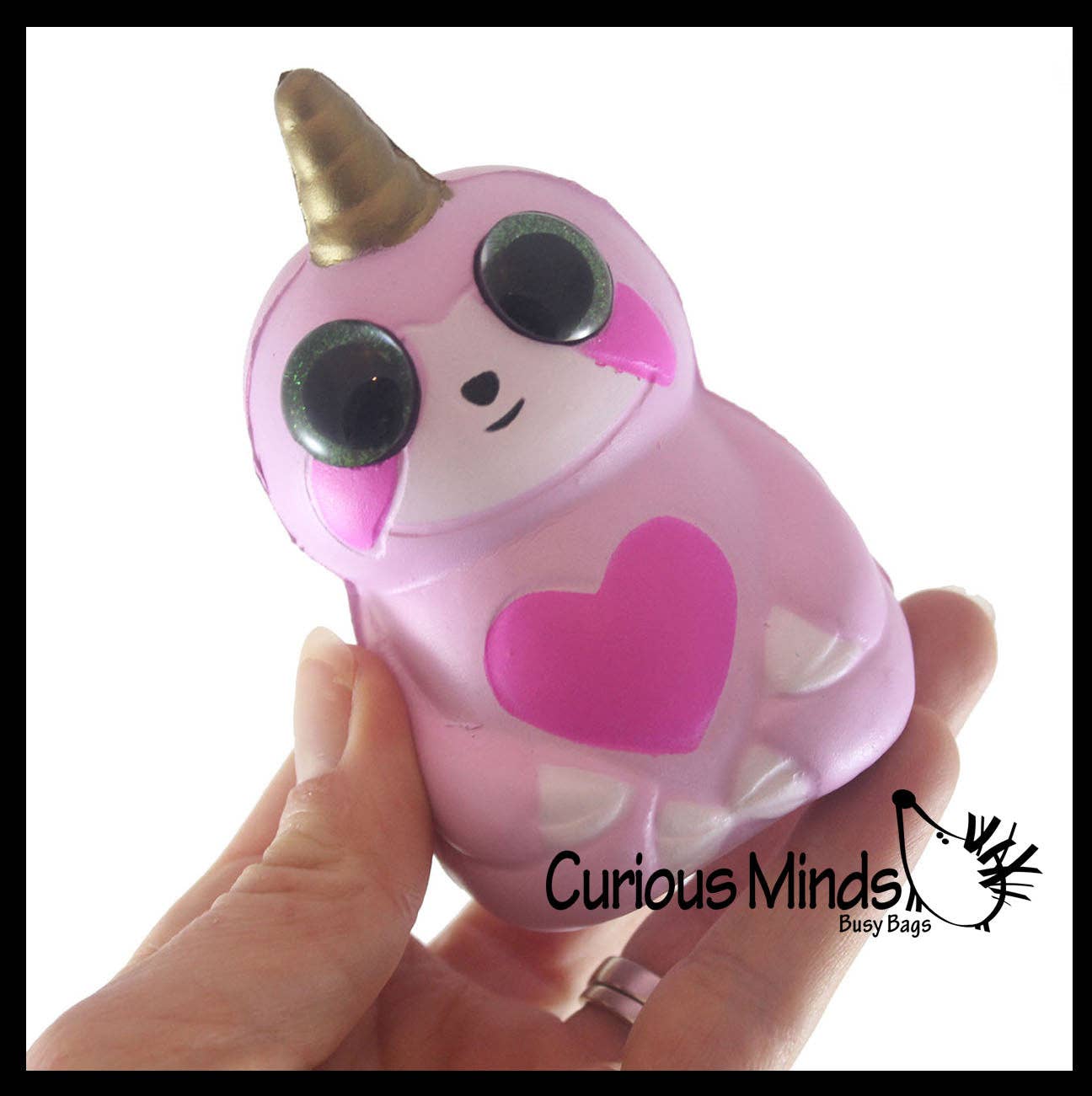 Small Mystical Animal with Horn and Wings Slow Rise Squishy -1Pc