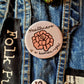 Femmearchist - Healthcare is a Human Right Two Inch Button