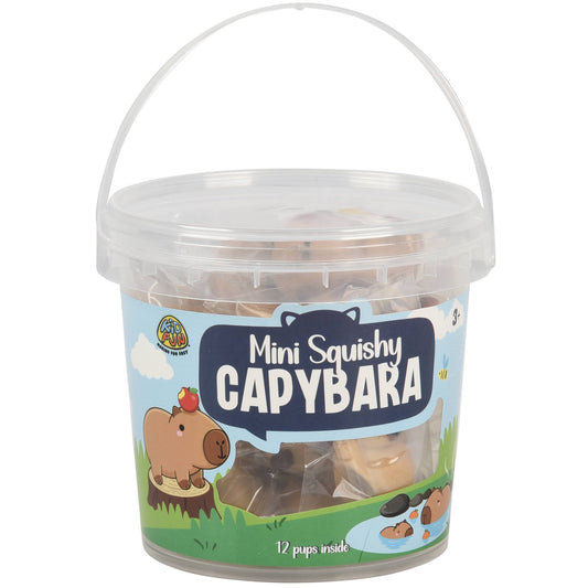 Mini Squishy Capybaras Tub -  12 pieces per tub