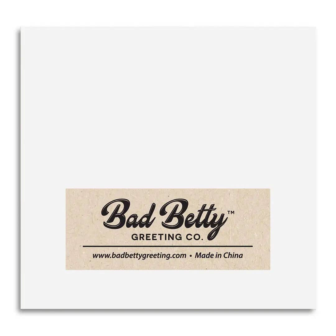 Bad Betty Greeting Co. - I Will Not Hold My Horses - Funny Cowboy Sticky Note Pad