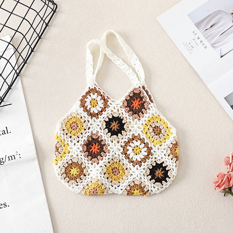 Funkyrel® Atzbranding Limited - Cosbai - Bohemian Crochet Woven Bag