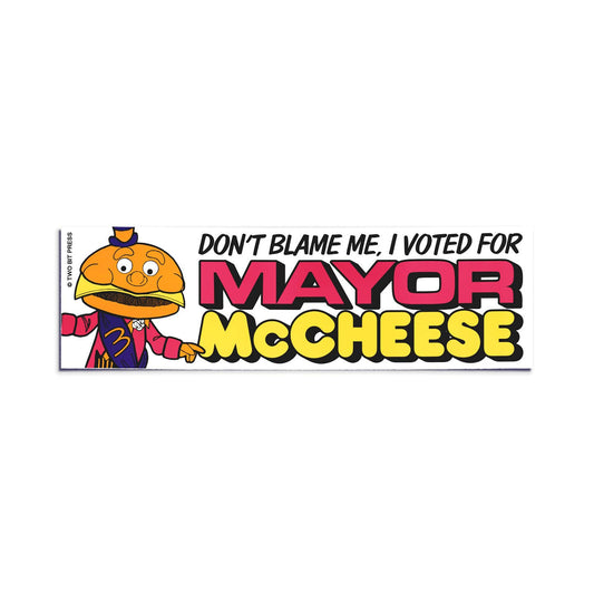 I Voted for Mcmayor Bumper Sticker