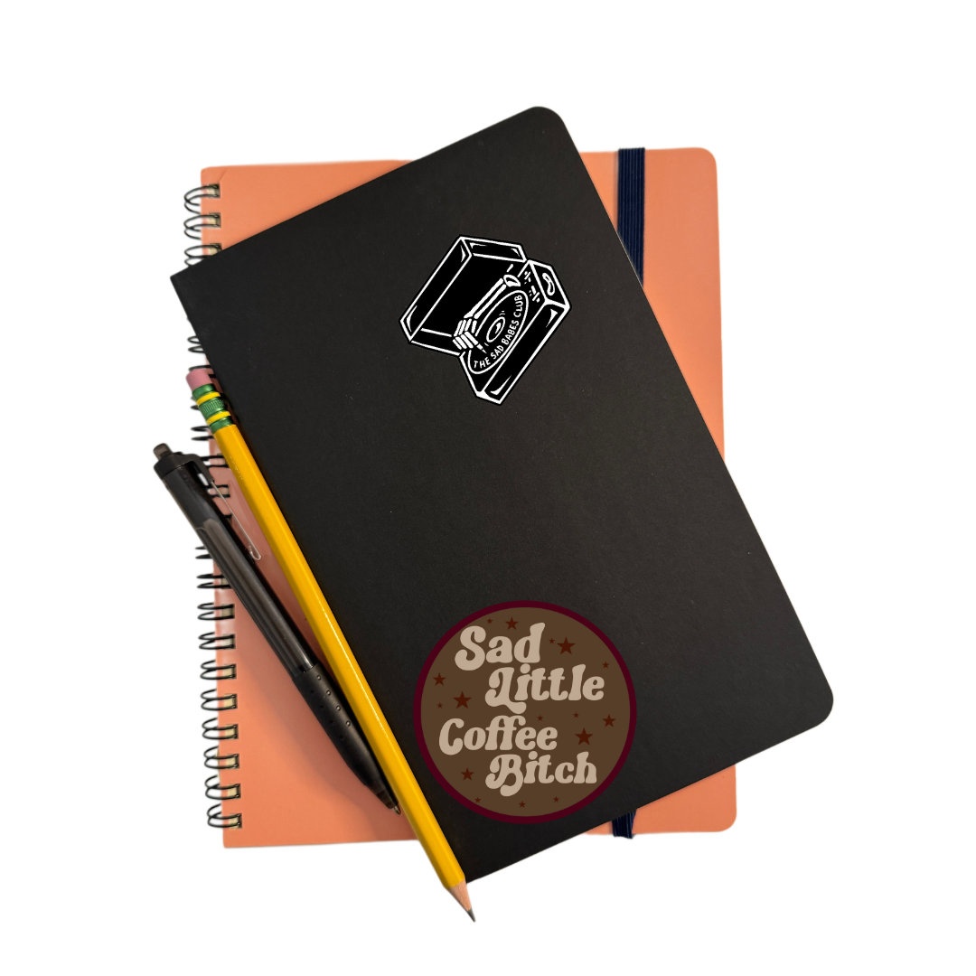 SAD LITTLE coffee BITCH MINI sticker