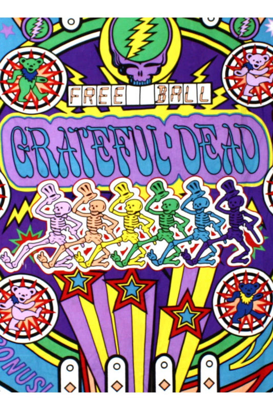 Grateful Dead Tapestry Pinball Machine 30x45"