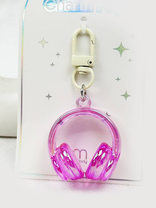 Adorable Headphone Key Charm
