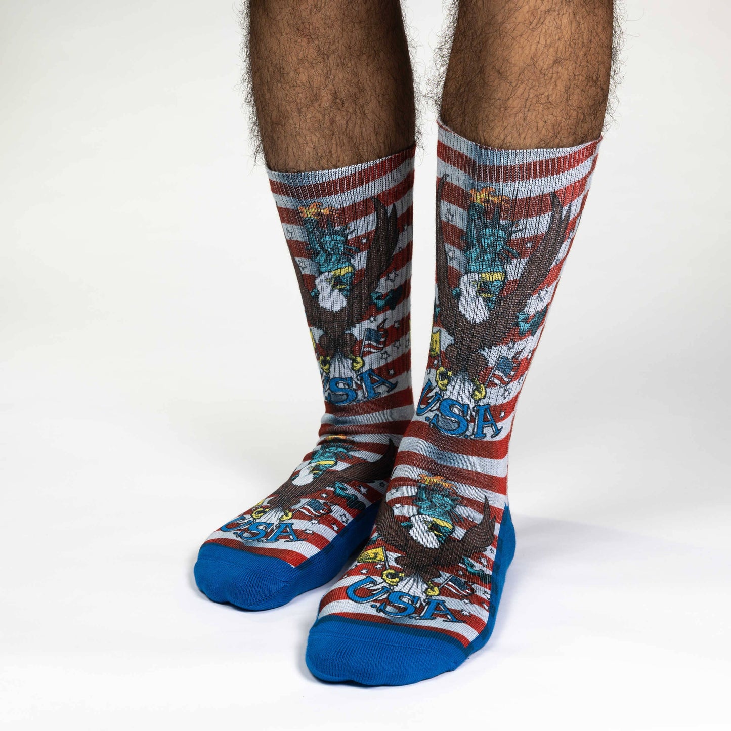 Good Luck Sock - Men's Majestic America Bald Eagle Socks [CLEARANCE]