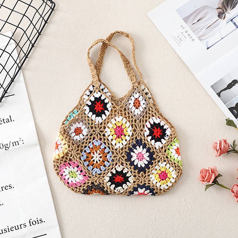 Funkyrel® Atzbranding Limited - Cosbai - Bohemian Crochet Woven Bag