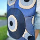 Umays Boho - Woven Fabric Shoulder Bag, Evil Eye Tote Bag