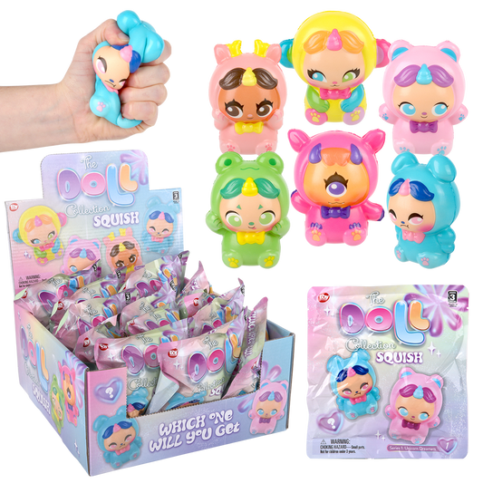 4" BLIND BAG SQUISH DOLL 1PC