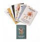 Flower Zodiac Sticker Card Set - Aquarius (Jan 20 - Feb 18)
