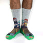 Good Luck Sock - Men's Cheech & Chong Pass the Blunt Socks [CLEARANCE]
